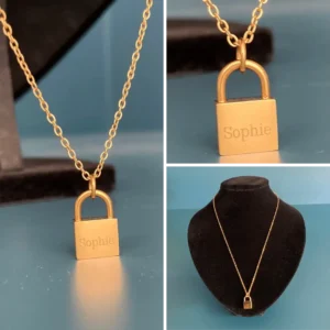 liefdesslotje ketting goud