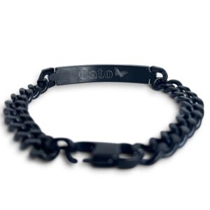 schakelarmband aan binnenkant gegraveerd