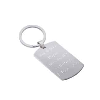 sleutelhanger dogtag