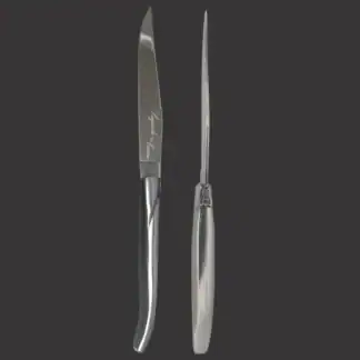 Laguiole Steakmessen | Solid RVS | Gepersonaliseerd met Gravure