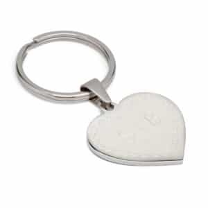 sleutelhanger initialen hart