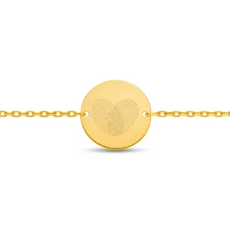 Armband met Vingerafdruk Hart