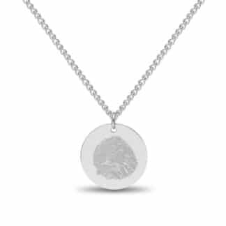 vingerafdruk disc ketting