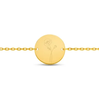 Armband Geboortebloem Augustus