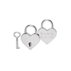 hartjesslot mini zilver