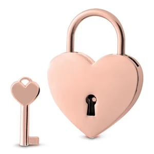 hartjesslot-rose-goud